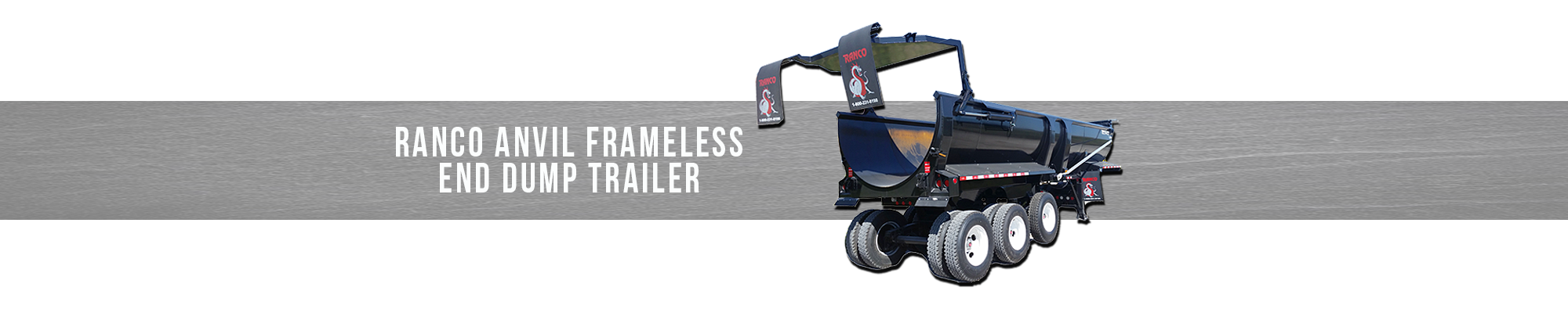 RANCO Anvil Frameless End Dump Trailer