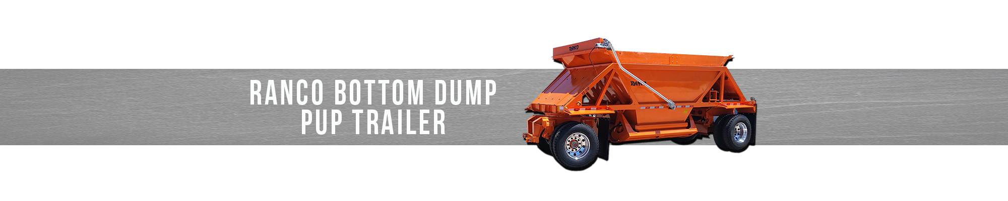 RANCO Bottom Dump Pup Trailer