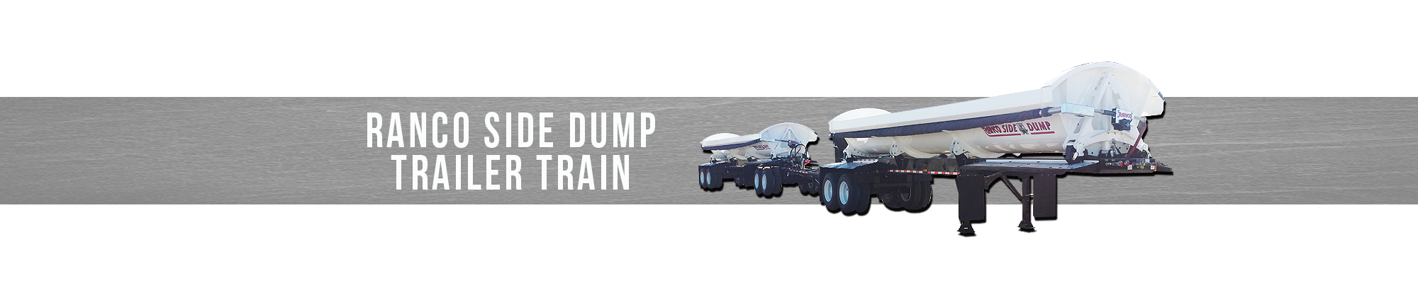 RANCO Side Dump Trailer Train